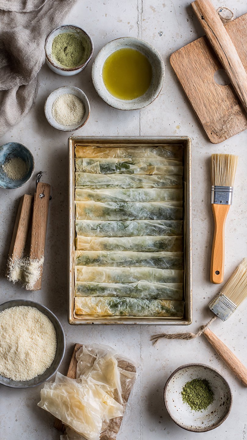 Pre-Baking Preparations for a Crispy Spanakopita Crust