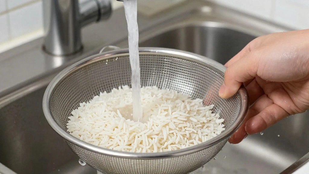 Chinese Pork and Century Egg Congee – Comforting Rice Porridge Recipe - Step 1: Prepare the Rice 1