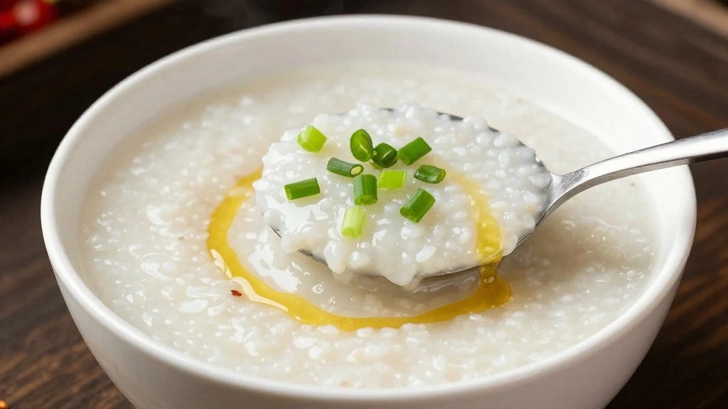 Chinese Pork and Century Egg Congee – Comforting Rice Porridge Recipe - Step 8: Final Touches 1