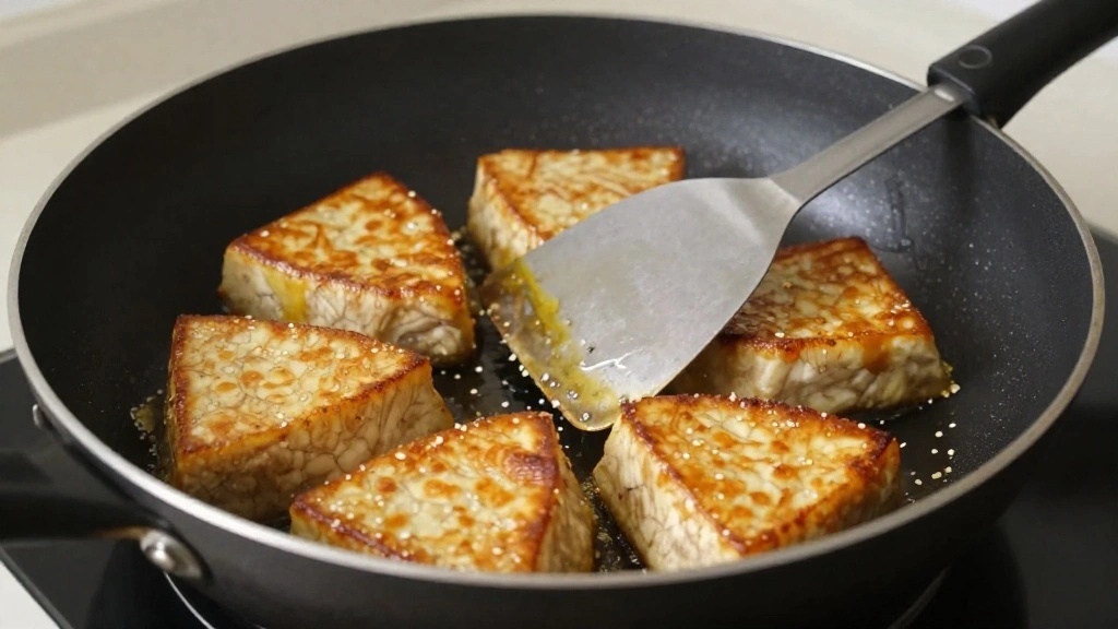 Chinese Taro Cake Recipe – Savory Dim Sum Favorite for Any Occasion - Step 8: Pan-Fry the Slices 1