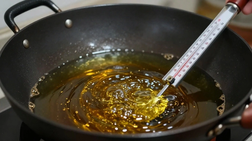 Crispy Chinese Salt and Pepper Shrimp – Quick and Flavorful Seafood Dish - Step 3: Heat the Oil 1