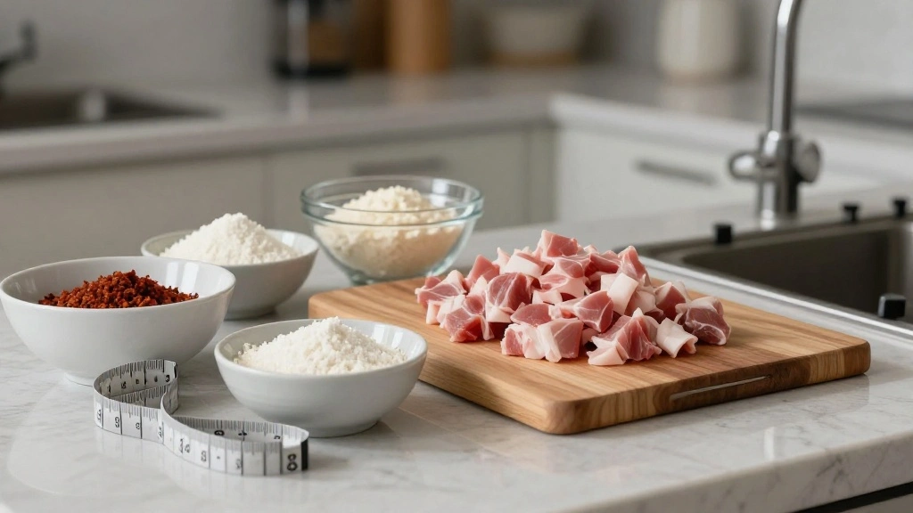 Fluffy Chinese Steamed Pork Buns (Char Siu Bao) – Step-by-Step Guide - Step 1: Prepare Ingredients 1