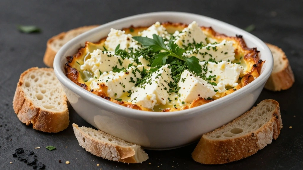 Greek Baked Feta with Honey – Sweet and Savory Appetizer Perfect for Entertaining - Step 7: Garnish and Serve 1