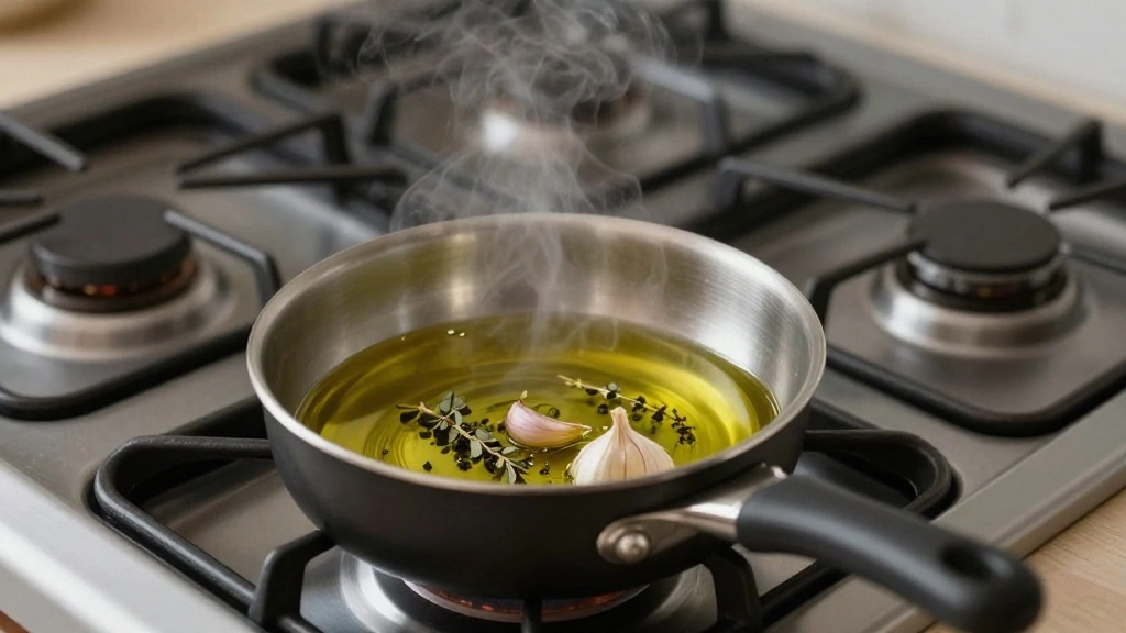 Greek Briam – Rustic Roasted Mediterranean Vegetables with Olive Oil and Herbs - Step 3: Infuse Olive Oil 1