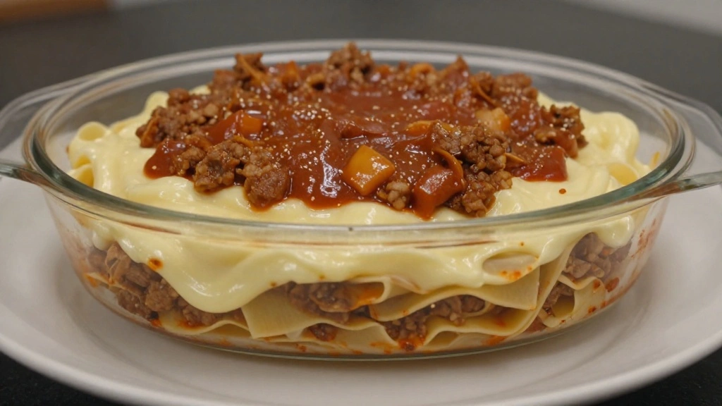 Greek Pastitsio – Creamy Baked Pasta with Spiced Meat Sauce (Comfort Food Classic) - Step 5: Layer the Pastitsio 1
