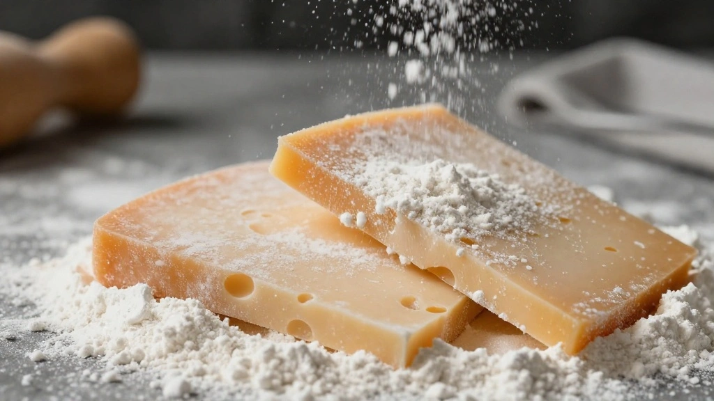 Greek Saganaki – Crispy Pan Fried Cheese Appetizer Ready in Minutes - Step 2: Coat the Cheese 1