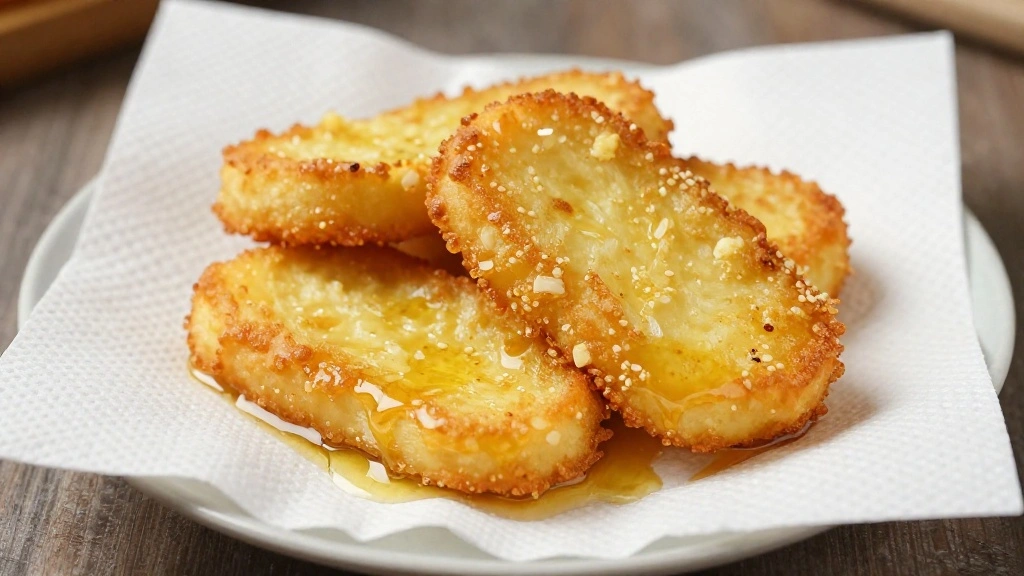Greek Saganaki – Crispy Pan Fried Cheese Appetizer Ready in Minutes - Step 6: Drain Excess Oil 1