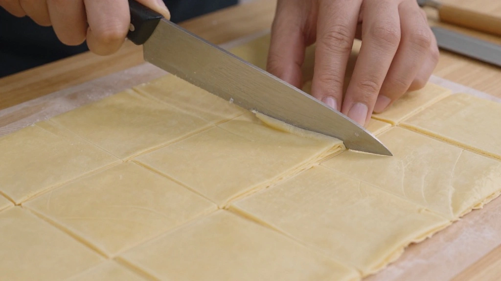Greek Tiropita – Flaky Cheese Pie with Golden Phyllo Layers (Simple Recipe) - Step 7: Score the Top 1