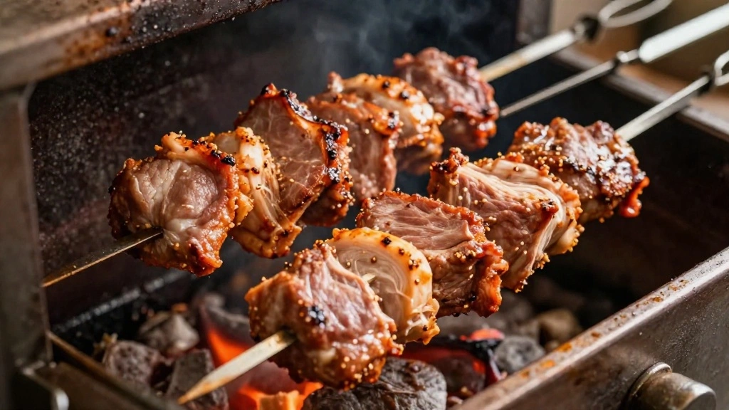 Homemade Greek Gyros – Street Food Favorite with Juicy Meat and Fresh Toppings - Step 4: Assemble the Rotisserie 1