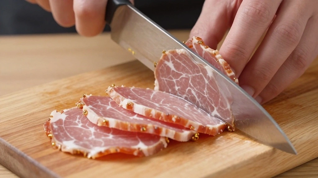 Homemade Greek Gyros – Street Food Favorite with Juicy Meat and Fresh Toppings - Step 7: Slice the Cooked Meat 1