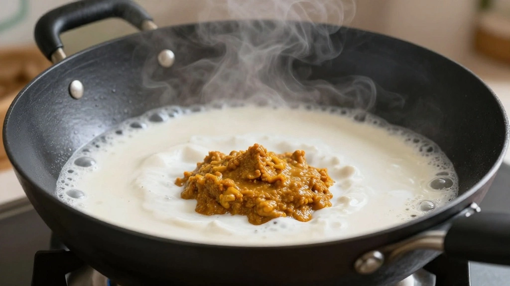 Khanom Jeen Nam Ya - Traditional Thai Fish Curry Noodles (Comforting & Authentic) - Step 4: Simmer the Curry 1