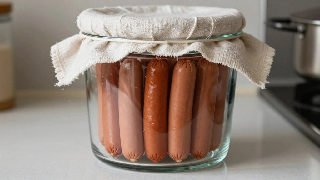Sai Krok Isan - Traditional Thai Fermented Sausage Street Food Recipe - Step 4: Ferment the Sausages 1