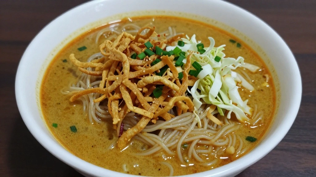 Thai Khao Soi Recipe - Northern Thailand Coconut Curry Noodle Soup (Better Than Takeout) - Step 8: Assemble the Dish 1