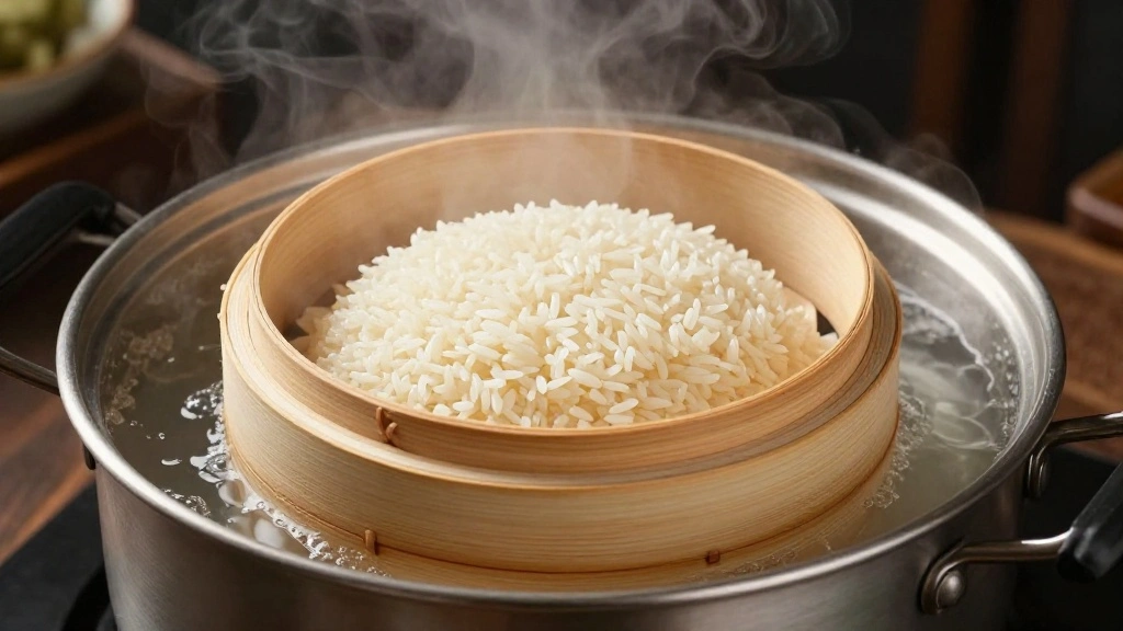 Thai Mango Sticky Rice - Classic Coconut Dessert That's Surprisingly Easy - Step 2: Steam the Rice 1