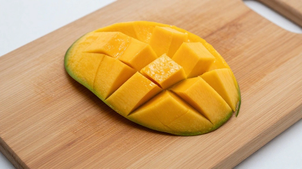 Thai Mango Sticky Rice - Classic Coconut Dessert That's Surprisingly Easy - Step 5: Slice the Mangoes 1