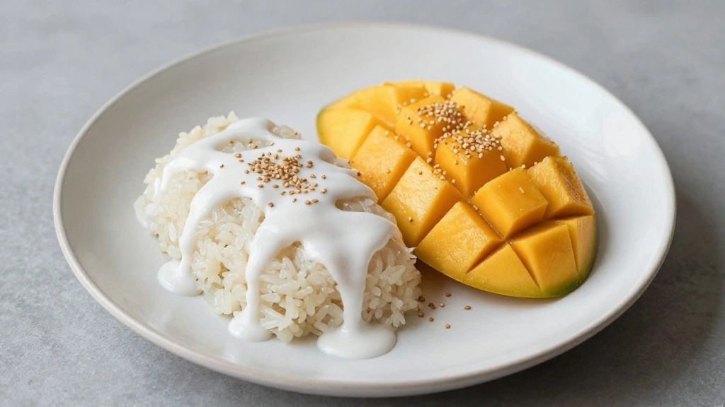 Thai Mango Sticky Rice - Classic Coconut Dessert That's Surprisingly Easy - Step 7: Assemble the Dish 1