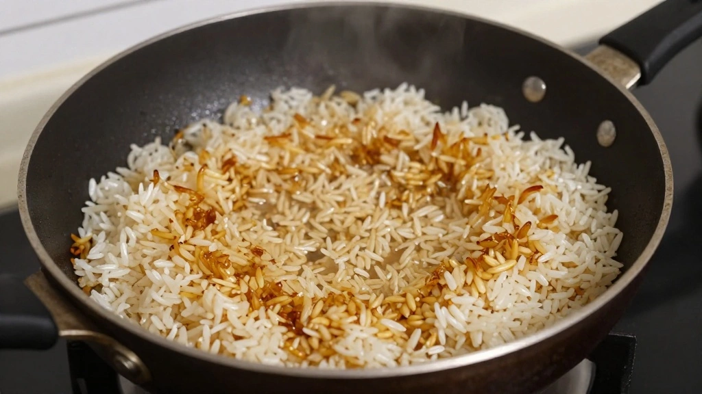 Thai Nam Tok Moo - Grilled Pork Waterfall Salad with Lime & Toasted Rice - Step 3: Toast the Rice 1