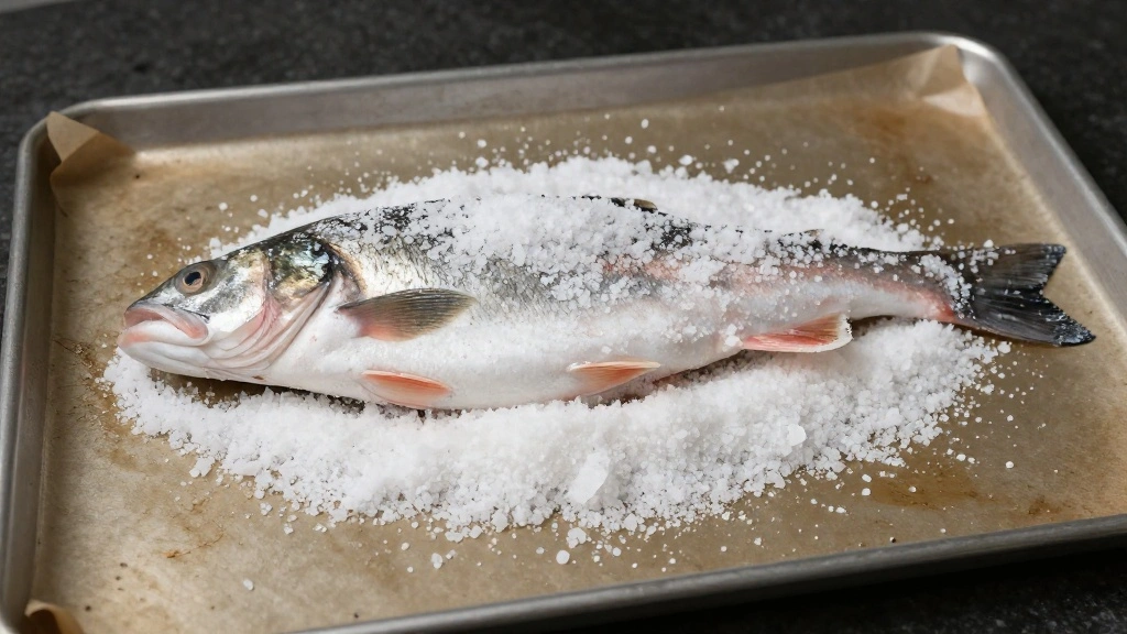 Thai Salt Crusted Grilled Fish (Pla Pao) - Lemongrass Stuffed Street Food Classic - Step 3: Coat with Salt 1