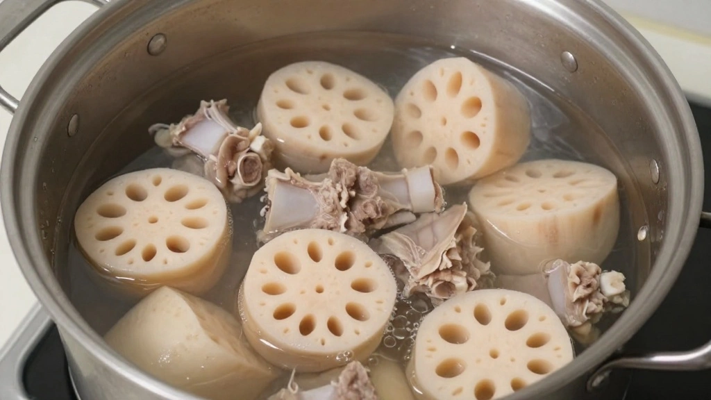 Traditional Chinese Lotus Root Soup – Nourishing and Refreshing Broth - Step 3: Start the Soup Base 1