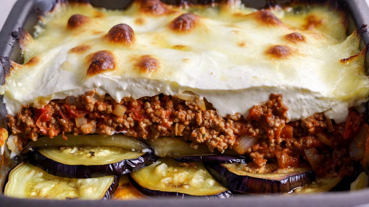 Traditional Layers of Greek Moussaka