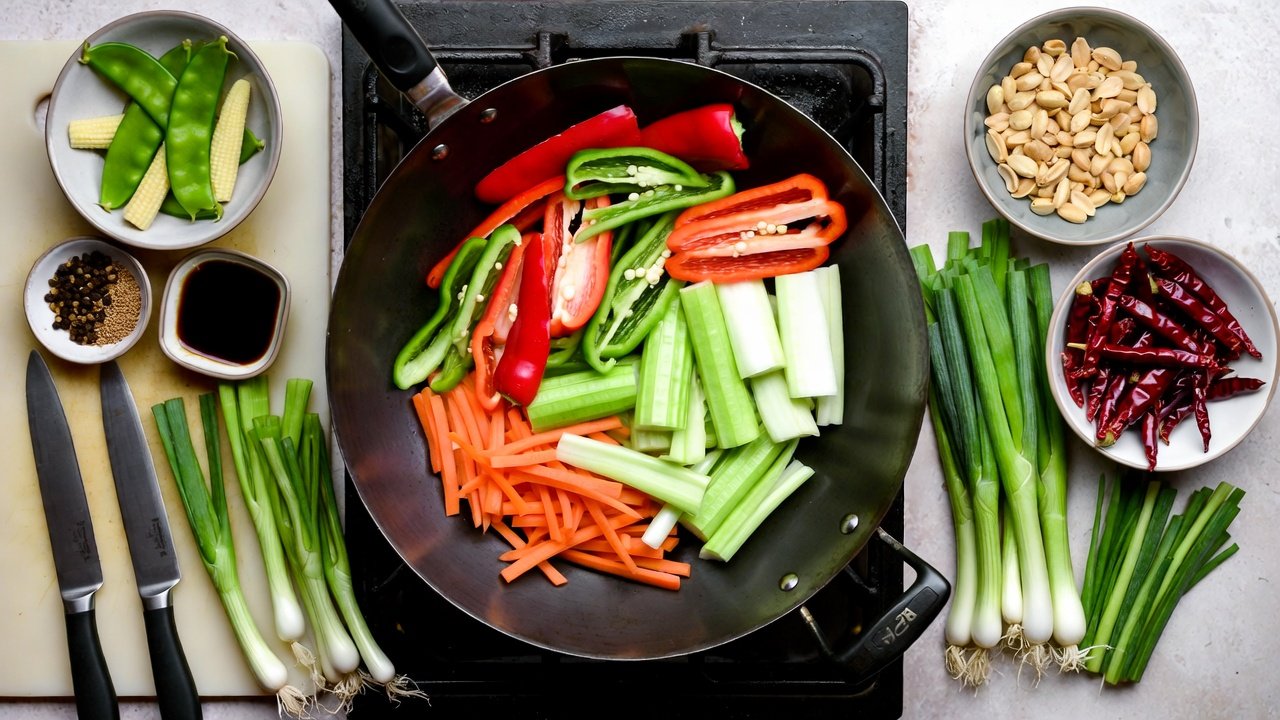 Essential Vegetables for Authentic Chinese Kung Pao Chicken