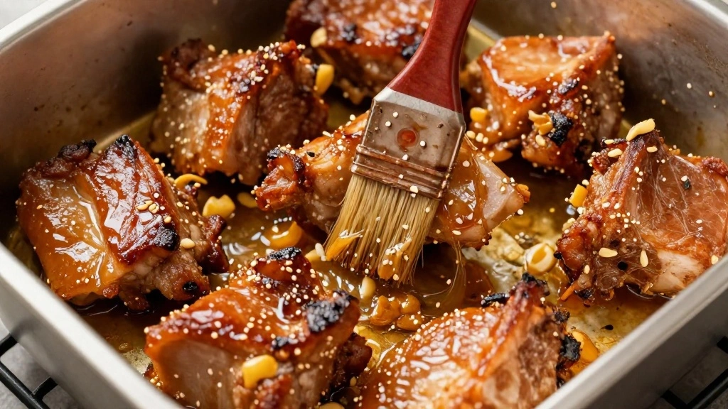 Char Siu Recipe Chinese BBQ Pork Made Easy - Step 6: Baste with Glaze 1