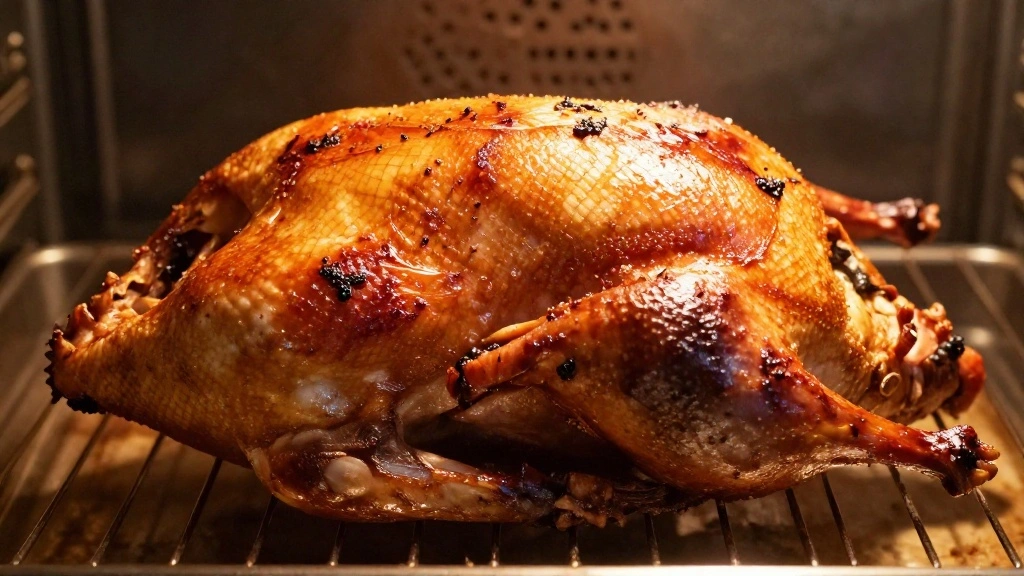 How to Make Peking Duck Crispy Skin Chinese Classic - Step 7: Roast the Duck 1