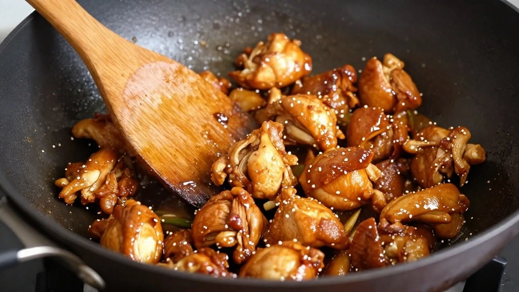 Kung Pao Chicken Recipe Easy Spicy Chinese Chicken at Home - Step 5: Cook the Chicken 1