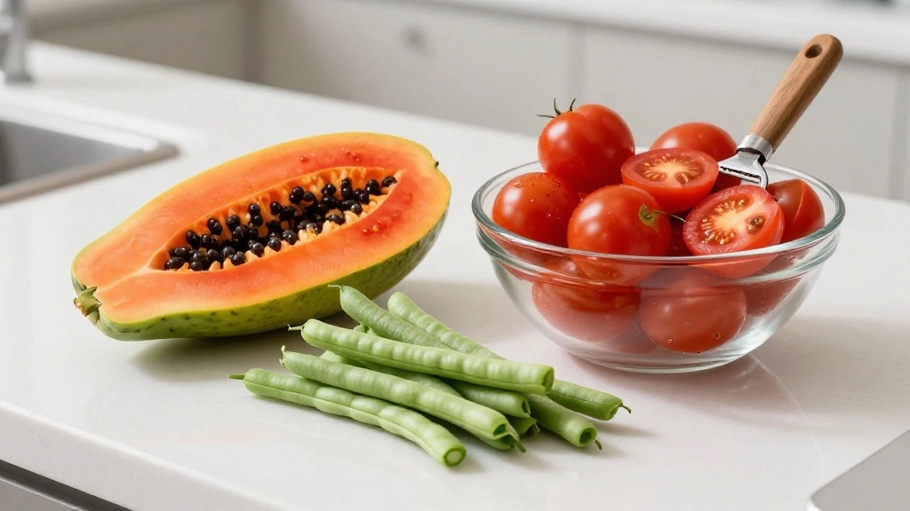 Som Tam Recipe Fresh Thai Papaya Salad in Minutes - Step 1: Prepare the Ingredients 1