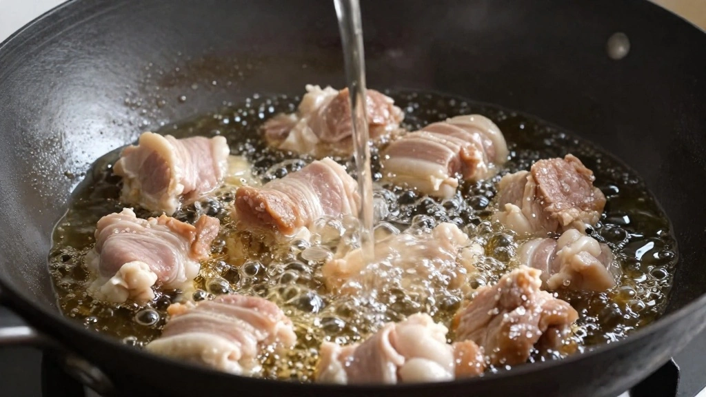 Sweet and Sour Pork Recipe Crispy Flavorful Chinese Favorite - Step 3: Fry Pork 1