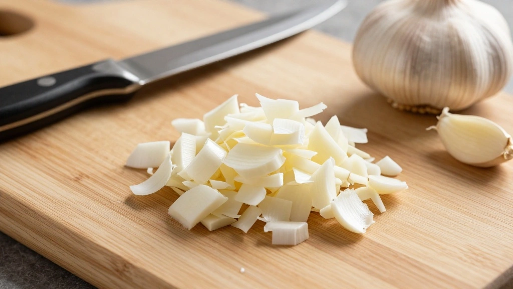 Tzatziki Sauce Recipe Creamy Greek Yogurt Dip - Step 4: Mince the Garlic 1