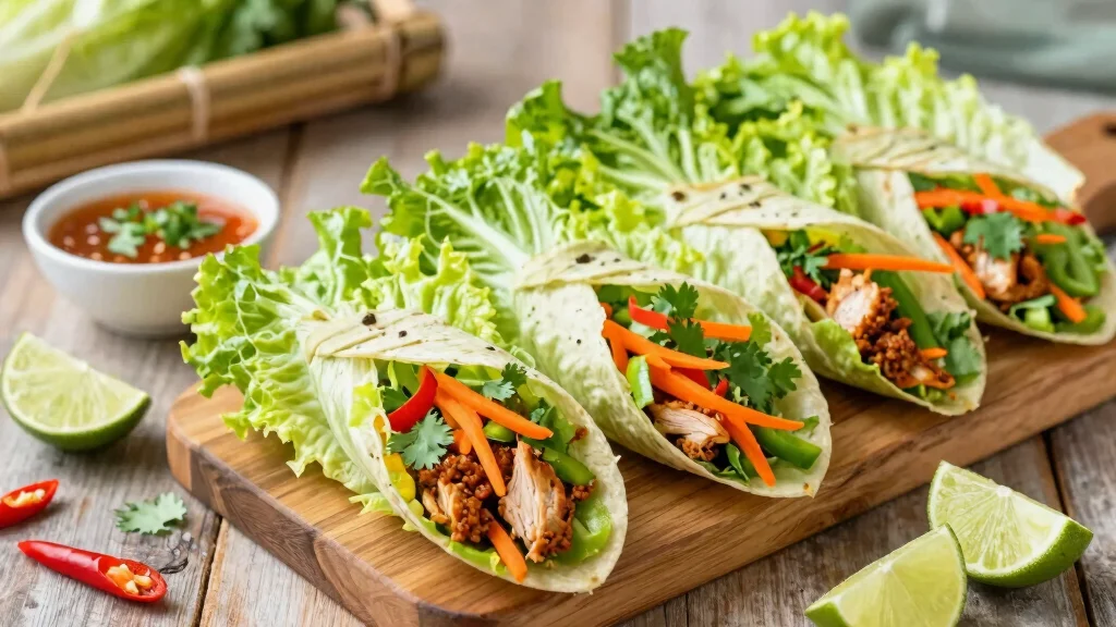 15 Thai Chicken Lettuce Wraps (Low-Carb Delight)