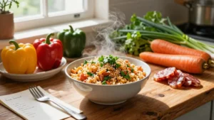 16 Savory Cantonese Style Chinese Sausage Fried Rice Recipes