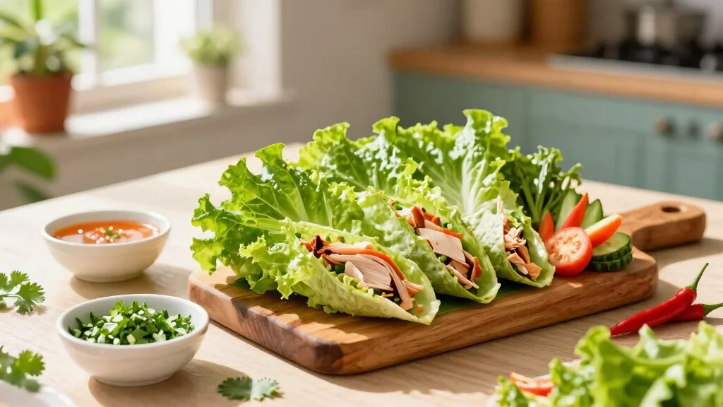 16 Thai Turkey Lettuce Wraps (Lean & Fresh)