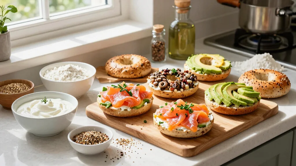 17 Protein Bagels with Greek Yogurt (Gym Fuel)