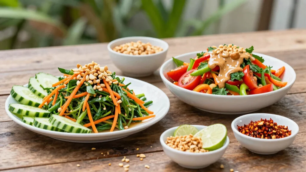 17 Thai Salads with Peanut Dressing (Crunchy & Fresh)