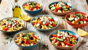 20 Greek Pasta Salad Recipes (Feta & Olive Perfection)
