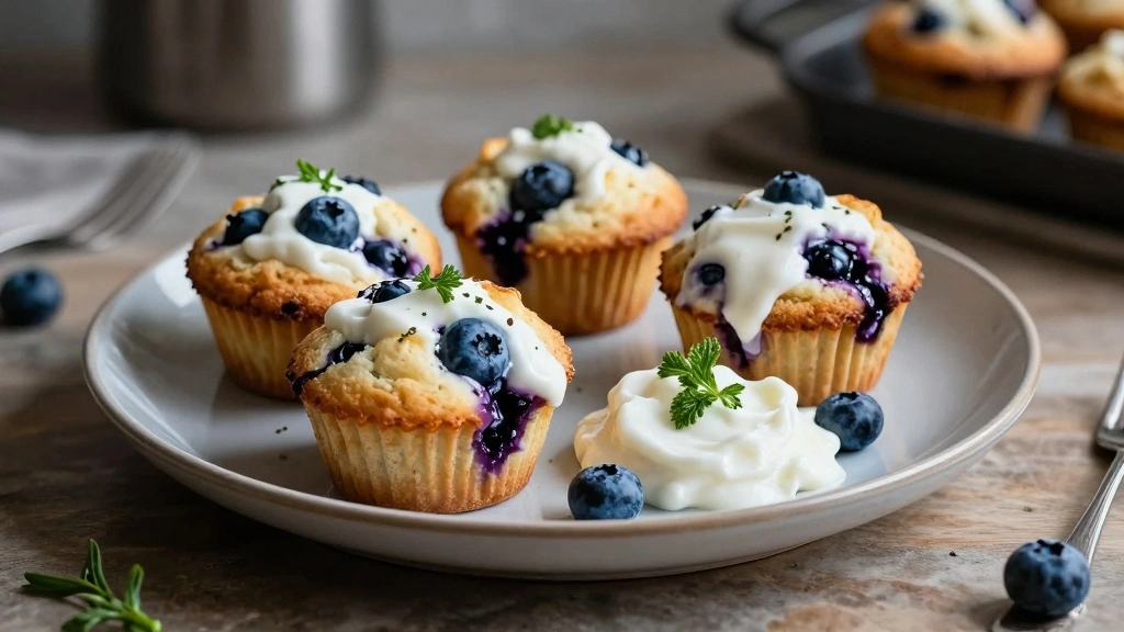 Blueberry Muffins with Greek Yogurt (Moist & Fluffy)