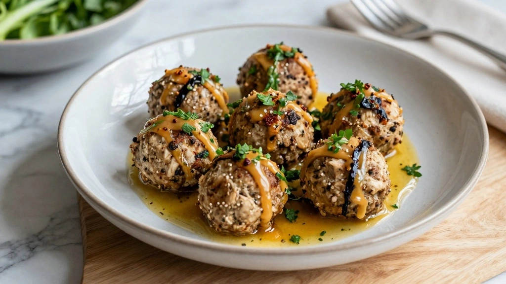 Greek Chicken Meatball Bowls (High Protein)