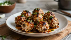 Greek Chicken Meatballs (Juicy & Flavorful)