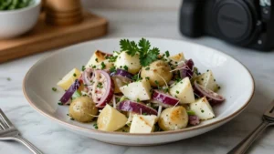 Greek Potato Salad Recipe (Warm or Cold)