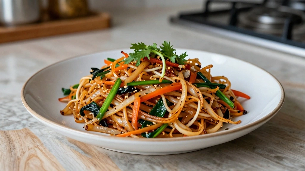 Vegetarian Pad Thai Noodles (Crispy & Flavorful)