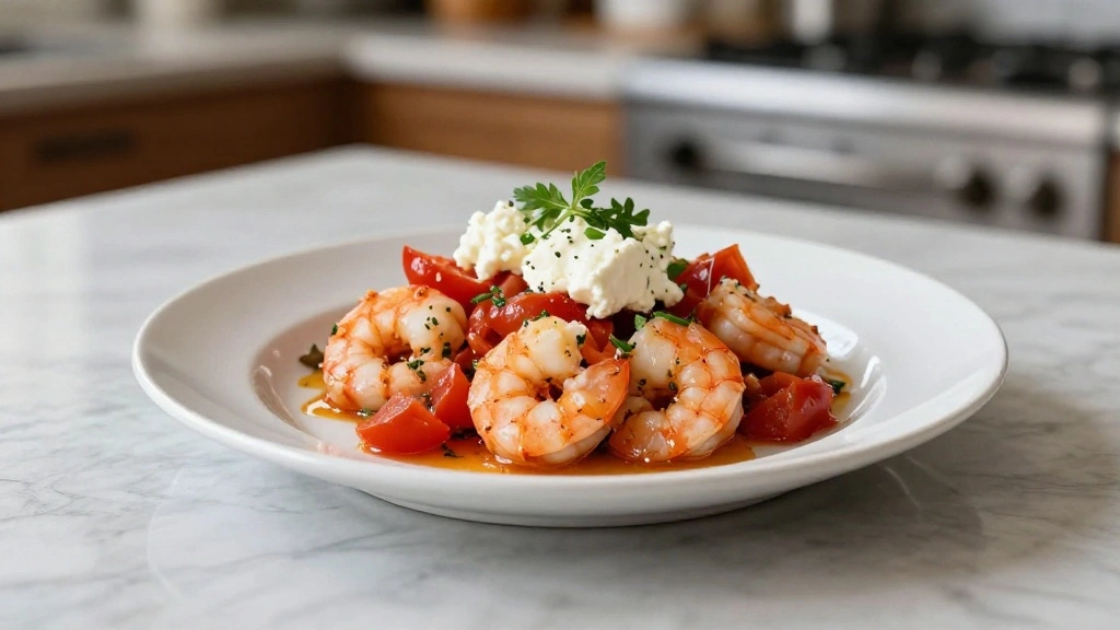 Garides Saganaki – Greek Shrimp with Tomato and Feta (Easy One Pan Recipe)