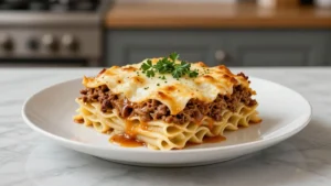 Greek Pastitsio – Creamy Baked Pasta with Spiced Meat Sauce (Comfort Food Classic)