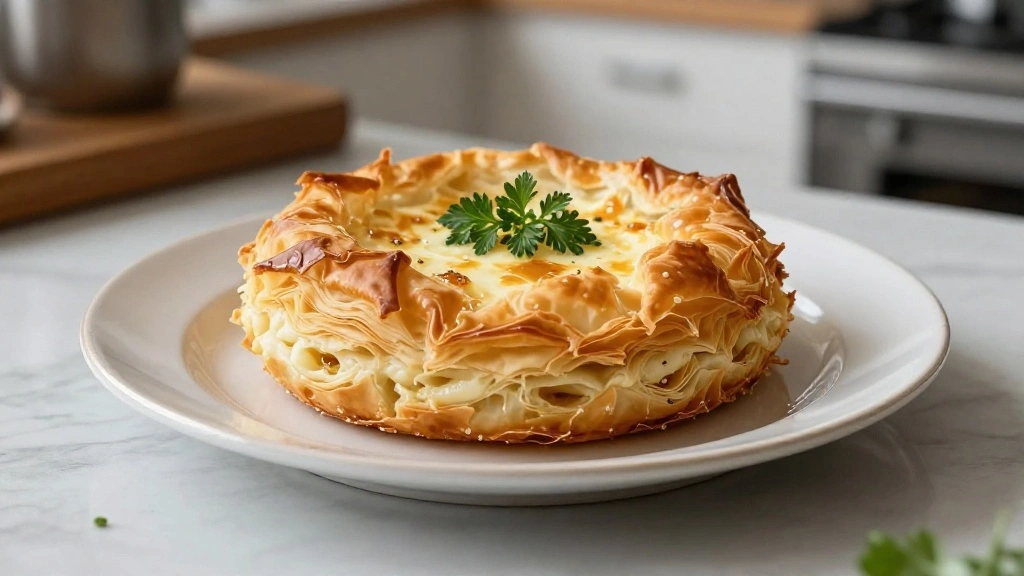 Greek Tiropita – Flaky Cheese Pie with Golden Phyllo Layers (Simple Recipe)