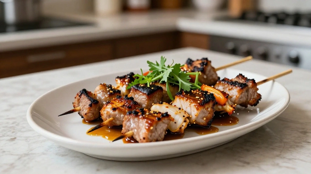 Thai Moo Ping Recipe - Juicy Grilled Pork Skewers with Sweet Savory Marinade
