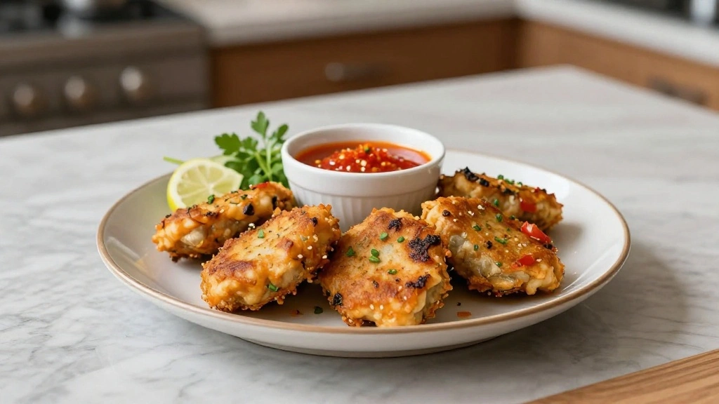 Thai Tod Mun Pla - Easy Homemade Thai Fish Cakes with Sweet Chili Dip