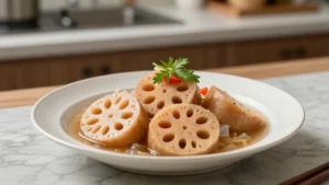 Traditional Chinese Lotus Root Soup – Nourishing and Refreshing Broth