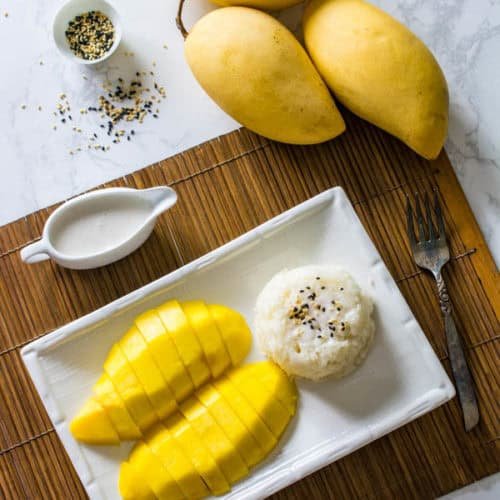 When is the ideal time to serve Thai mango sticky rice?