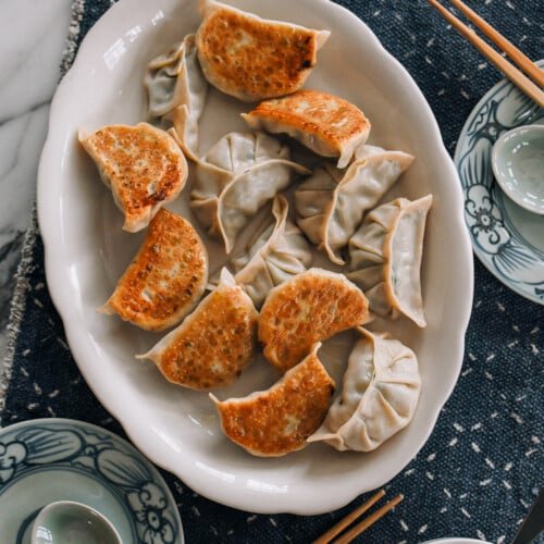 What are the key steps in making authentic Chinese dumplings?